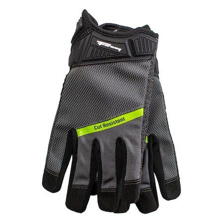 Forney U-Wrist Cut A3 Utility Work Gloves Menfts XL 53041